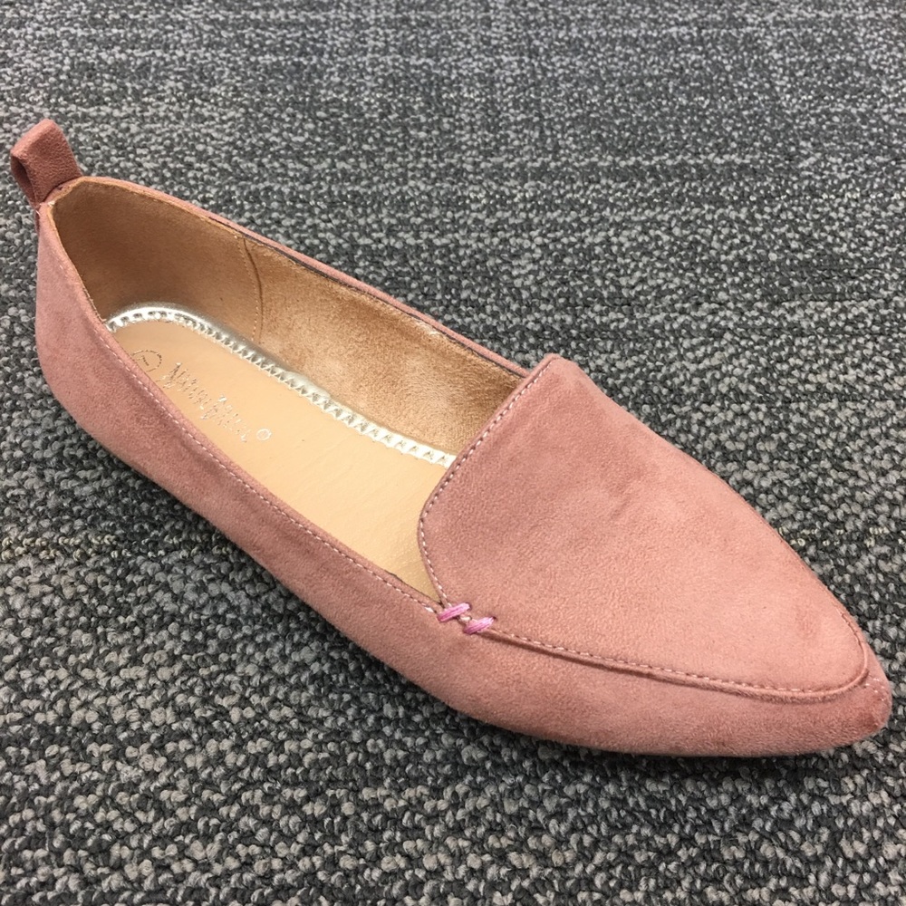 NEW! Blush Pink Pointed Toe Comfort Flat Loafer - Picture 7 of 7